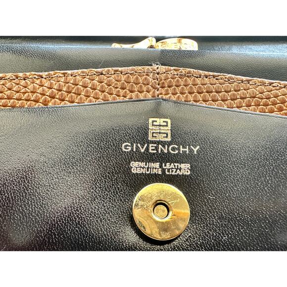 Authentic Givenchy Leather Long Wallet with Chain - Picture 11 of 16